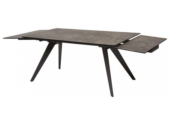 Стол ACERRA 160 KL-19 СЕРО-КОРИЧНЕВЫЙ КАМЕНЬ, итальянская керамика / Grey 1 в Кургане