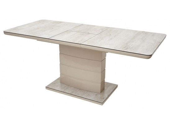Стол ALTA 120 BEIGE/ CAPPUCINO глазурованное стекло в Кургане