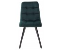 Стул CHILLI SQUARE BLUVEL-78 GREEN, велюр / черный каркас, в Кургане