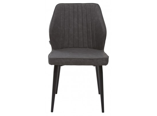 Стул SEATTLE RU-08 антрацит экокожа / черный каркас в Кургане