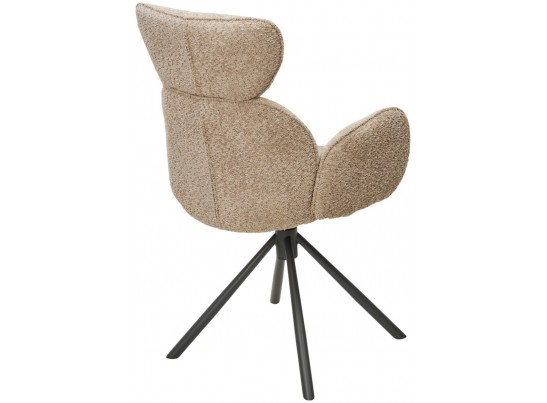 Стул VARDY 360 град.поворот. бежевый букле XD841-06 / Серый, ®DISAUR