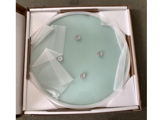 Стол SOLO 80 Белый мрамор G-1, стекло / черный M-city в Кургане