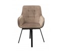 Стул MAVERICK 360 град. поворот. BLUVEL-40 BEIGE/ черный каркас, в Кургане