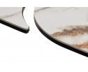 Стол PALACIO 180 KL-188 Контрастный мрамор матовый, итальянская керамика/ Шампань, ®DISAUR в Кургане