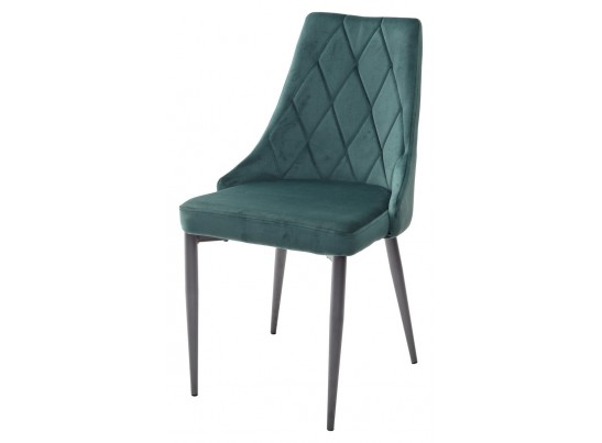 Стул NEPAL BLUVEL-78 GREEN/ серый каркас, велюр M-City в Кургане