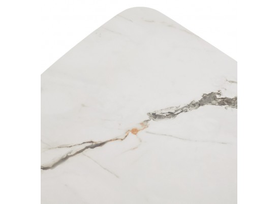 Стол PALACIO 180 KL-188 Контрастный мрамор матовый, итальянская керамика/ Шампань, ®DISAUR в Кургане