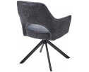 Стул GUARA 180 град. поворот. цвет серый RAVEN 18 / черный каркас, ®DISAUR в Кургане
