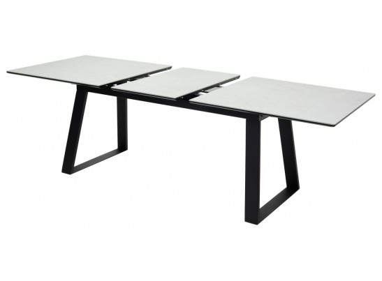 Стол Франк 180 Серый, керамика / черный каркас в Кургане