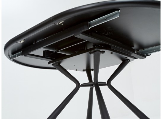 Стол VOLAND BIANCO TL-45 испанская керамика/ BLACK "белый мрамор" в Кургане