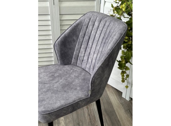 Стул SEATTLE-V Kashemir 974 Серо-голубой, велюр / черный каркас в Кургане