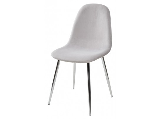 Стул PESCARA UF910-02 LIGHT GREY, велюр в Кургане