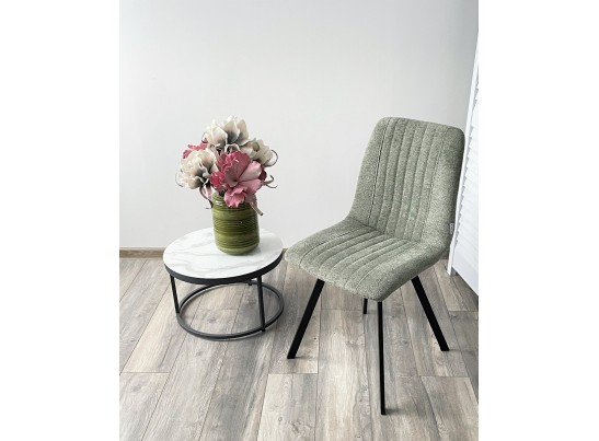 Стул ELVIS WZ2042-12 авокадо фактурный велюр / черный каркас в Кургане