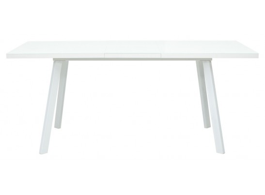 Стол ФИН 120 Белый, стекло/Белый каркас в Кургане