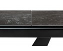 Стол ACUTO2 170 BLACK MARBLE Черный мрамор матовый, керамика/ черный каркас NEW! в Кургане