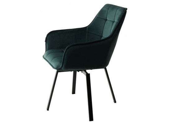 Стул MAVERICK 360 град. поворот. BLUVEL-78 GREEN/ черный каркас, в Кургане