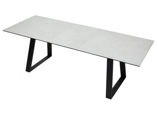 Стол Франк 180 Серый, керамика / черный каркас в Кургане