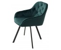 Стул GALE 360 град. поворот. BLUVEL-78 GREEN, велюр/ черный каркас, в Кургане
