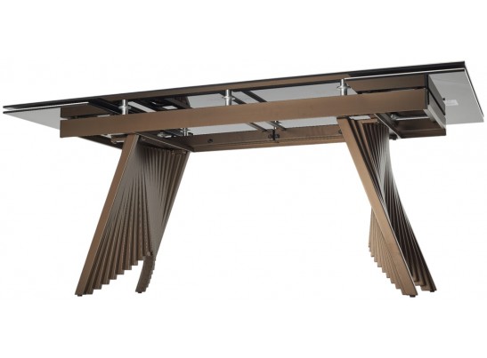 Стол IVAR 180 MARBLES TL-109 Серый мрамор, испанская керамика / Шоколадное золото каркас, ®DISAUR в Кургане