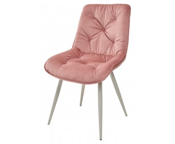 Стул MONACO UF910-08 PINK, велюр/капучино каркас M-City