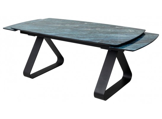 Стол Вильям 180 Аквамарин / графитовый каркас, в Кургане