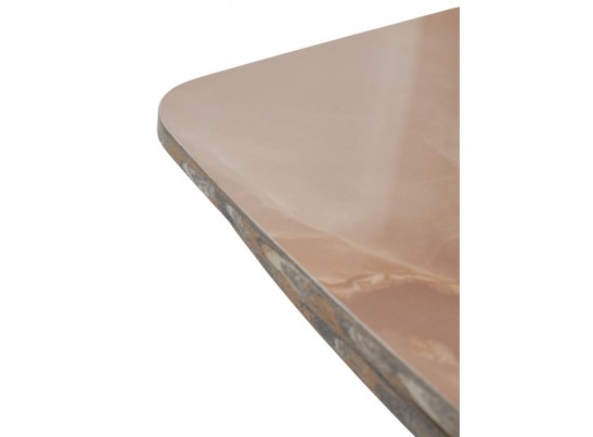 Стол DAKAR 180 GLOSS AMBER JADE SOLID CERAMIC / Орех, ®DISAUR