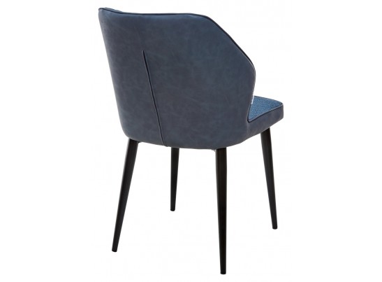 Стул SEATTLE TRF-06 полночный синий, ткань/ RU-03 синяя сталь, PU в Кургане