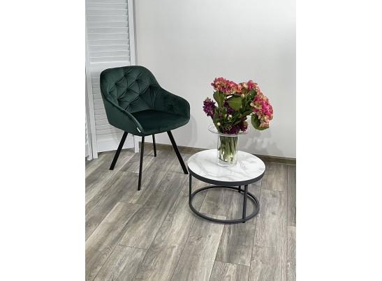 Стул GALE 360 град. поворот. BLUVEL-78 GREEN, велюр/ черный каркас, в Кургане