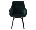 Стул MAVERICK 360 град. поворот. BLUVEL-78 GREEN/ черный каркас, в Кургане