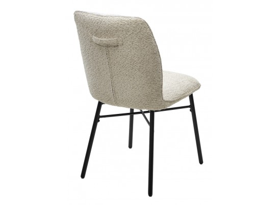 Стул COMO UF998-04 бежевый, букле / черный каркас / Товарный знак DISAUR в Кургане