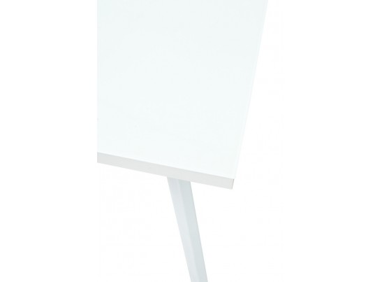 Стол ФИН 120 Белый, стекло/Белый каркас в Кургане