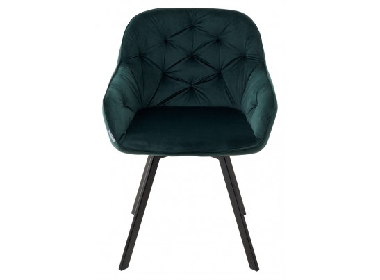 Стул GALE 360 град. поворот. BLUVEL-78 GREEN, велюр/ черный каркас, в Кургане