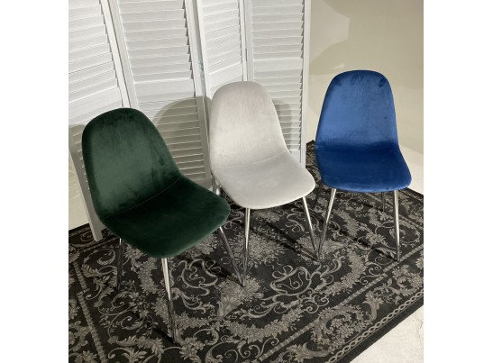 Стул PESCARA UF910-02 LIGHT GREY, велюр в Кургане