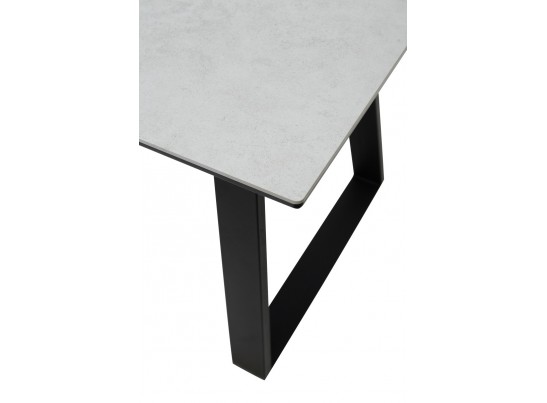 Стол Франк 180 Серый, керамика / черный каркас в Кургане