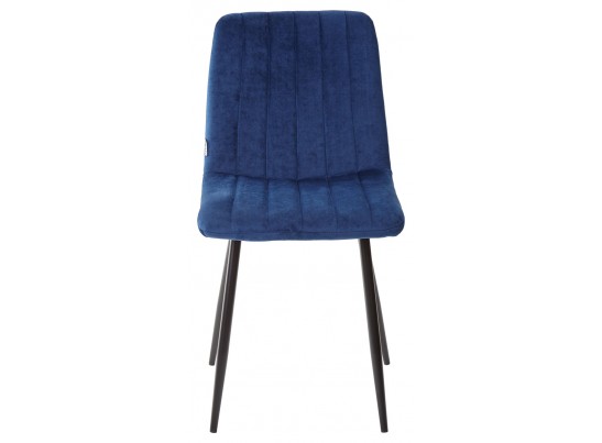 Стул DUBLIN G062-49 синий, велюр/ черный каркас в Кургане