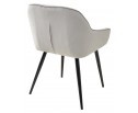 Стул BREEZE BLUVEL-03 LIGHT GREY, велюр / черный каркас в Кургане