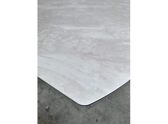 Стол IVAR 180 MARBLES TL-109 Серый мрамор, испанская керамика / Шоколадное золото каркас, ®DISAUR в Кургане