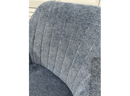 Стул BRANDY WZ2042-16 бледно-васильковый фактурный велюр/ черный каркас в Кургане