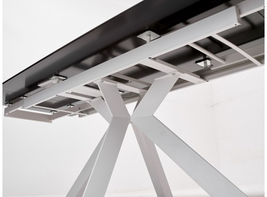 Стол BELLUNO 160 MARBLES KL-99 Белый мрамор матовый, итальянская керамика/ белый каркас, ®DISAUR в Кургане