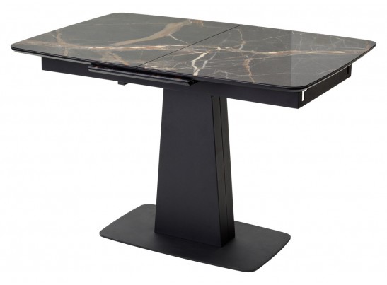 Стол Слим 120 МЕЙДЖИК, стекло / черный в Кургане