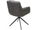 Стул MEADOW 360 град. поворот. Темно-серый XD841-16, букле / черный каркас, ®DISAUR в Кургане