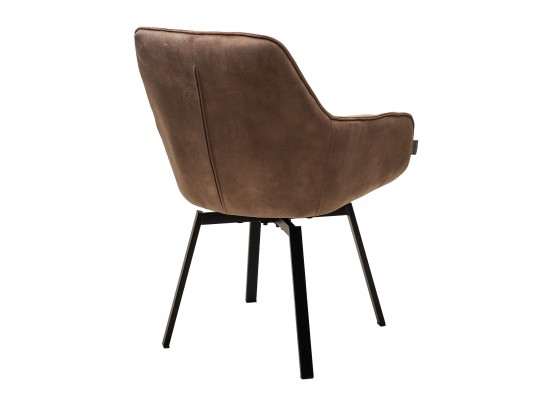 Стул MAVERICK 360 град. поворот. UF912-10B ант бежевый, велюр без "пальчиковый"/ черный ®DISAUR в Кургане