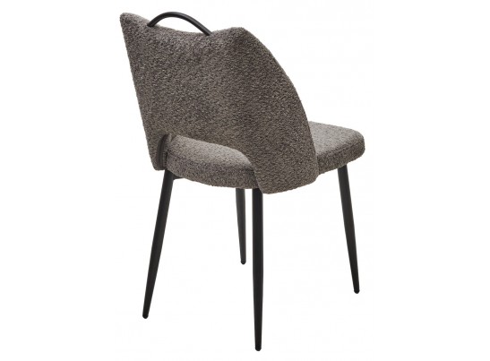 Стул JANETY UF998-15 серый, букле / черный каркас / Товарный знак DISAUR в Кургане