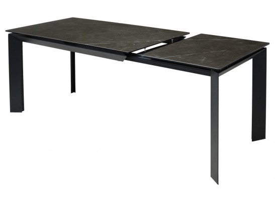 Стол CREMONA 140 KL-116 Черный мрамор матовый, итальянская керамика/ черный каркас, ®DISAUR в Кургане