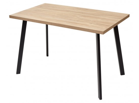 Стол ФИН 120 Дуб Канзас/черный каркас в Кургане