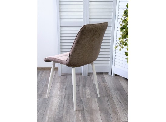 Стул CHIC BLUVEL-40 бежевый/ 1981-35 темно-бежевый/ белый каркас в Кургане