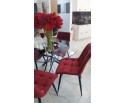 Стул CHIC G062-36 бургунди, велюр в Кургане