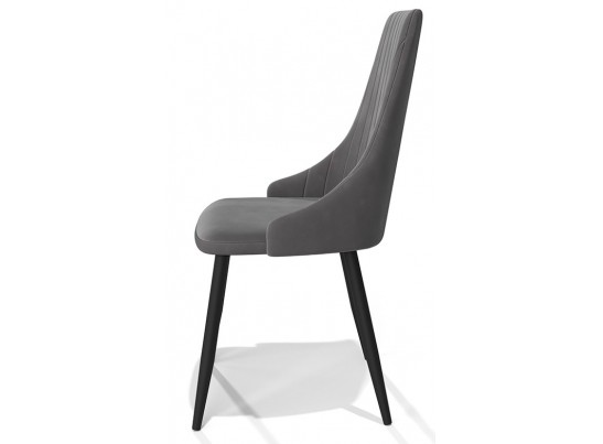 Стул Руссо Premier 25 Серый, велюр / черный каркас M-City в Кургане