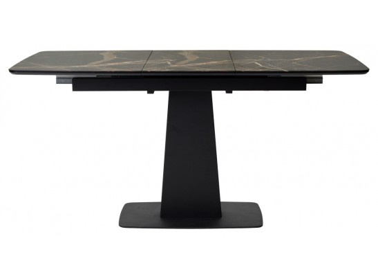 Стол Слим 120 МЕЙДЖИК, стекло / черный в Кургане