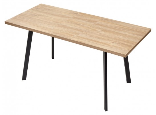 Стол ФИН 120 Дуб Канзас/черный каркас в Кургане
