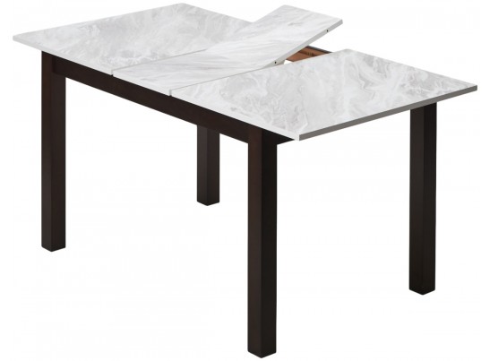 Стол TME-6931 MBH SWEDEN белый мрамор / BB темный орех M-City в Кургане